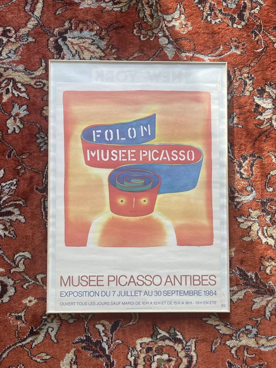 Foto & Immagini: Affiche Originale Folon Musée Picasso Antibes 1984 – Usato da Delémont venduto da Pepites_and_fripes