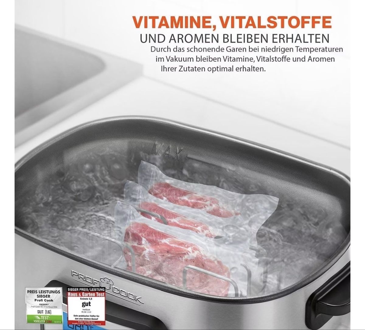 Appareils de cuisine: Proficook Sous - Vide  – Neuf (Voir description) à Bad Ragaz par Nikis_Markt 6