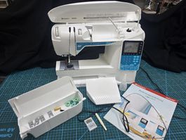 Husqvarna Viking 650 Nähmaschine wie neu mit Zubehör
