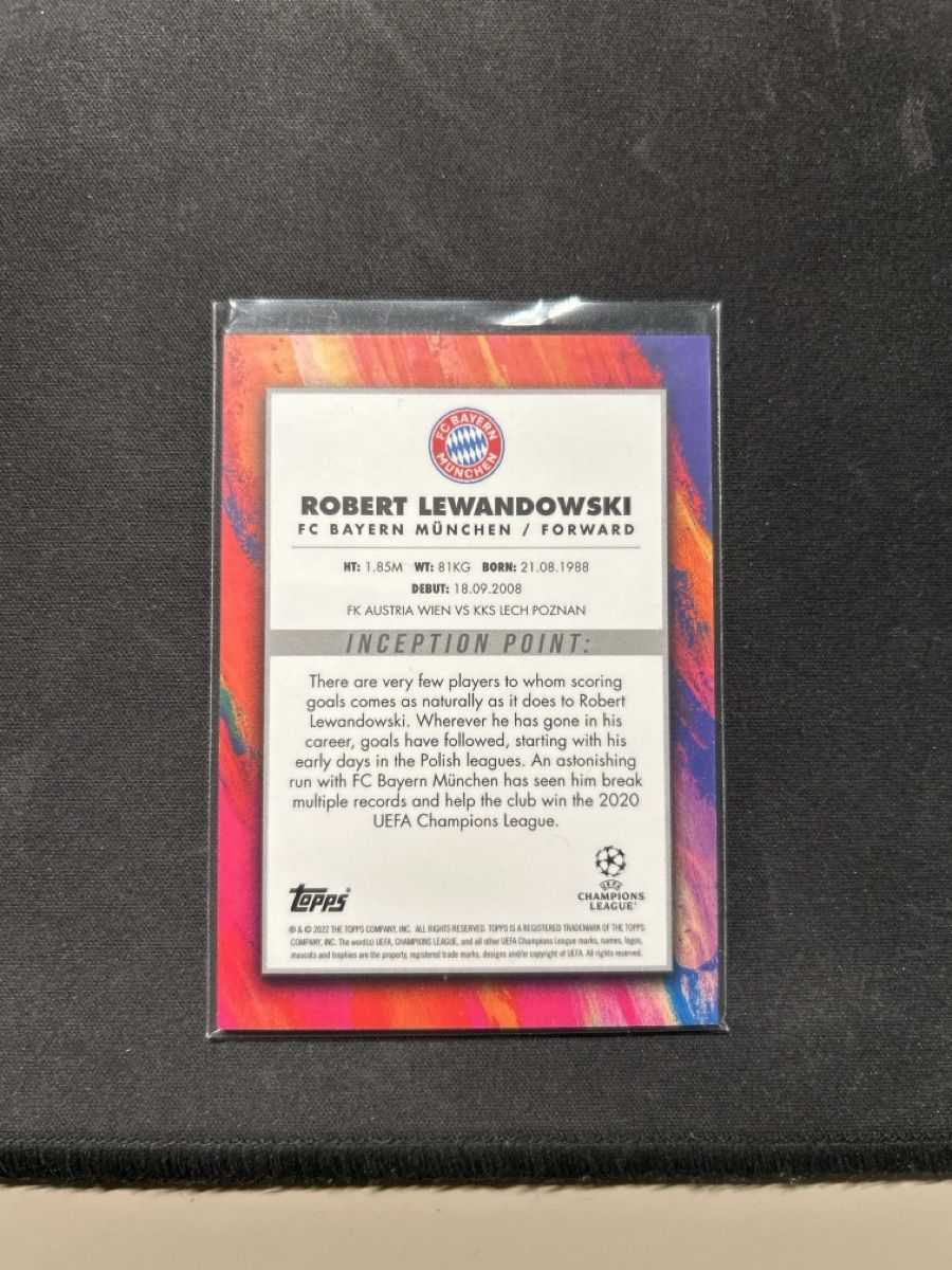 Topps Sammelbilder & Trading cards: Topps inception Robert Lewandowski/99 – Gebraucht aus Greppen von hcv_cc2r 1