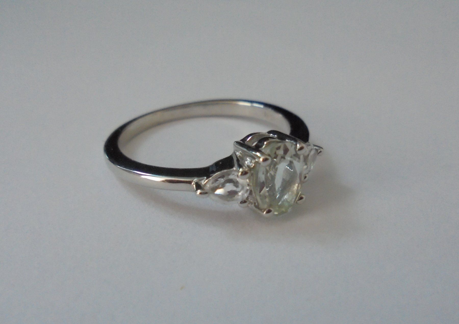 Ringe: Echtschmuck: Silberring Grüner Amethyst 18/56 – Neu (gemäss Beschreibung) aus Zuchwil von maumauchi 4