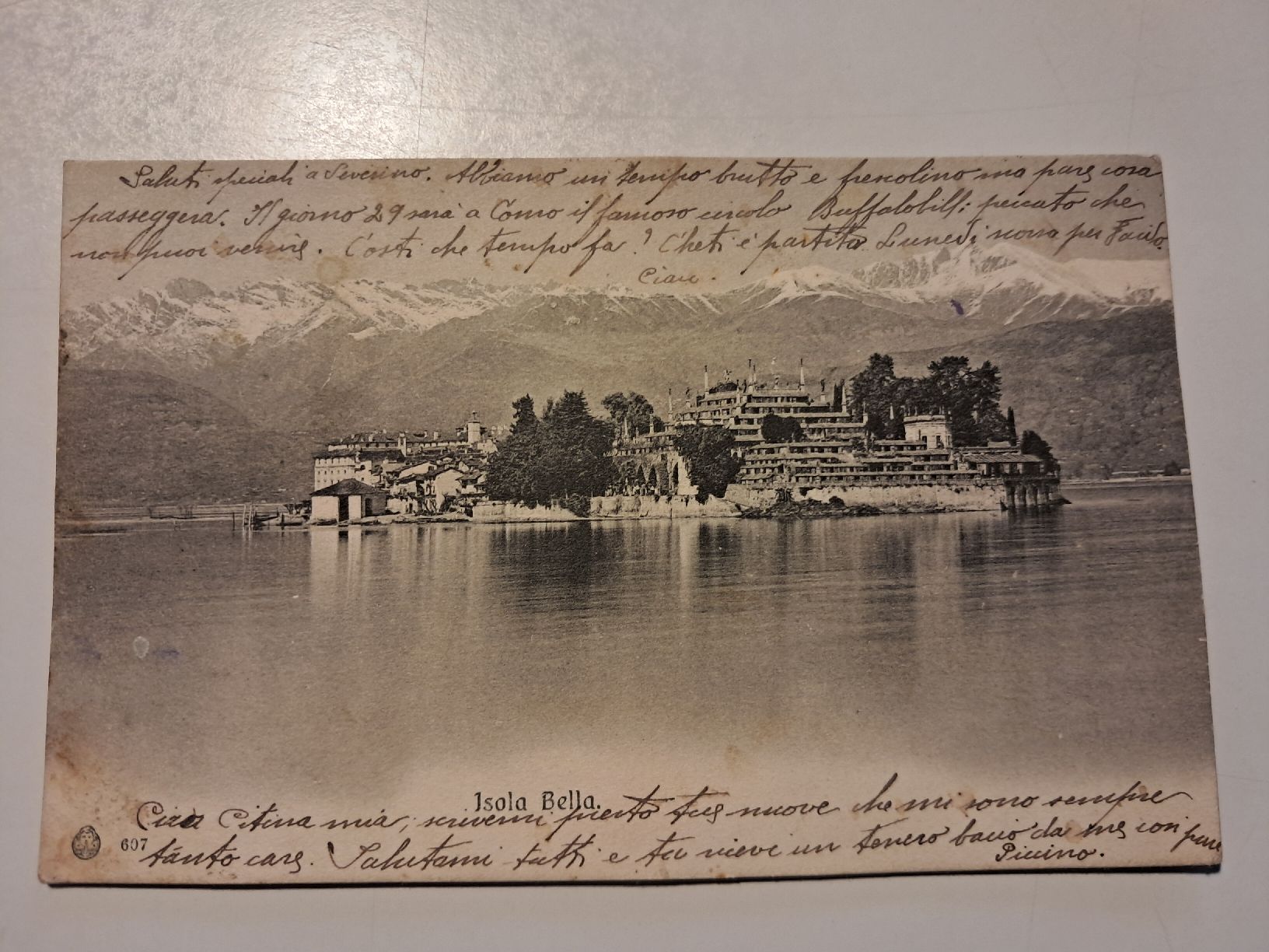 Cartoline postali: isola Bella – Usato da Gorduno venduto da ema_7yhp