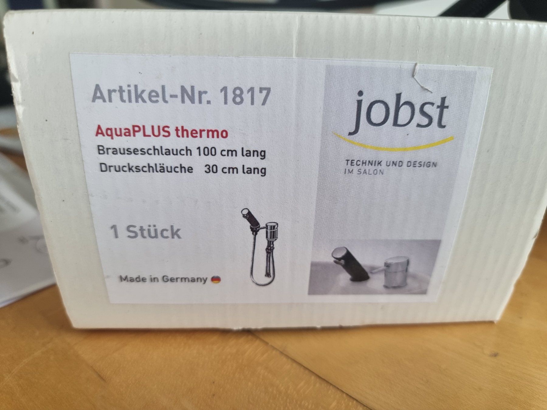 Rubinetteria: Jobst AquaPLUS thermo, Friseur-Einhandmischbatterie – Nuovo (secondo la descrizione) da Wila venduto da Datalog