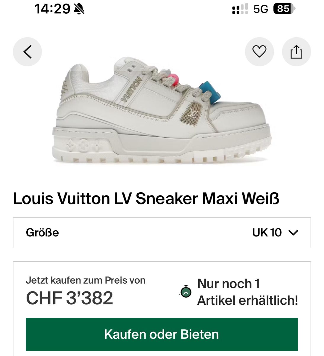 Louis Vuitton Herrenschuhe: Louis vuitton Maxi – Neu und originalverpackt aus Trachslau von lar_5ggl