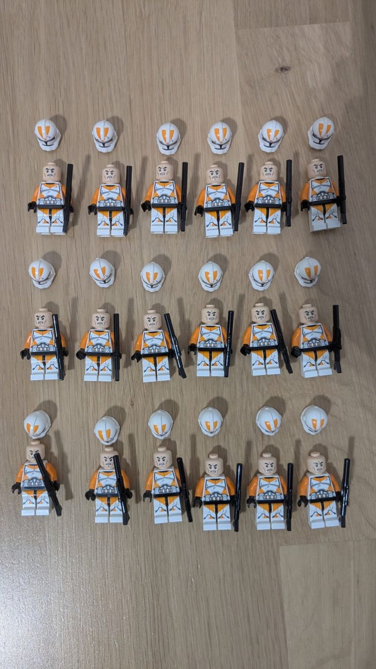 Lego Giocattoli: Lego Star Wars 18x Clone Trooper, 212th Attack Battalion – Usato da Hergiswil NW venduto da ToysandMore 5