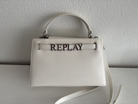Elegante Replay Handtasche Weiss, top Zustand
