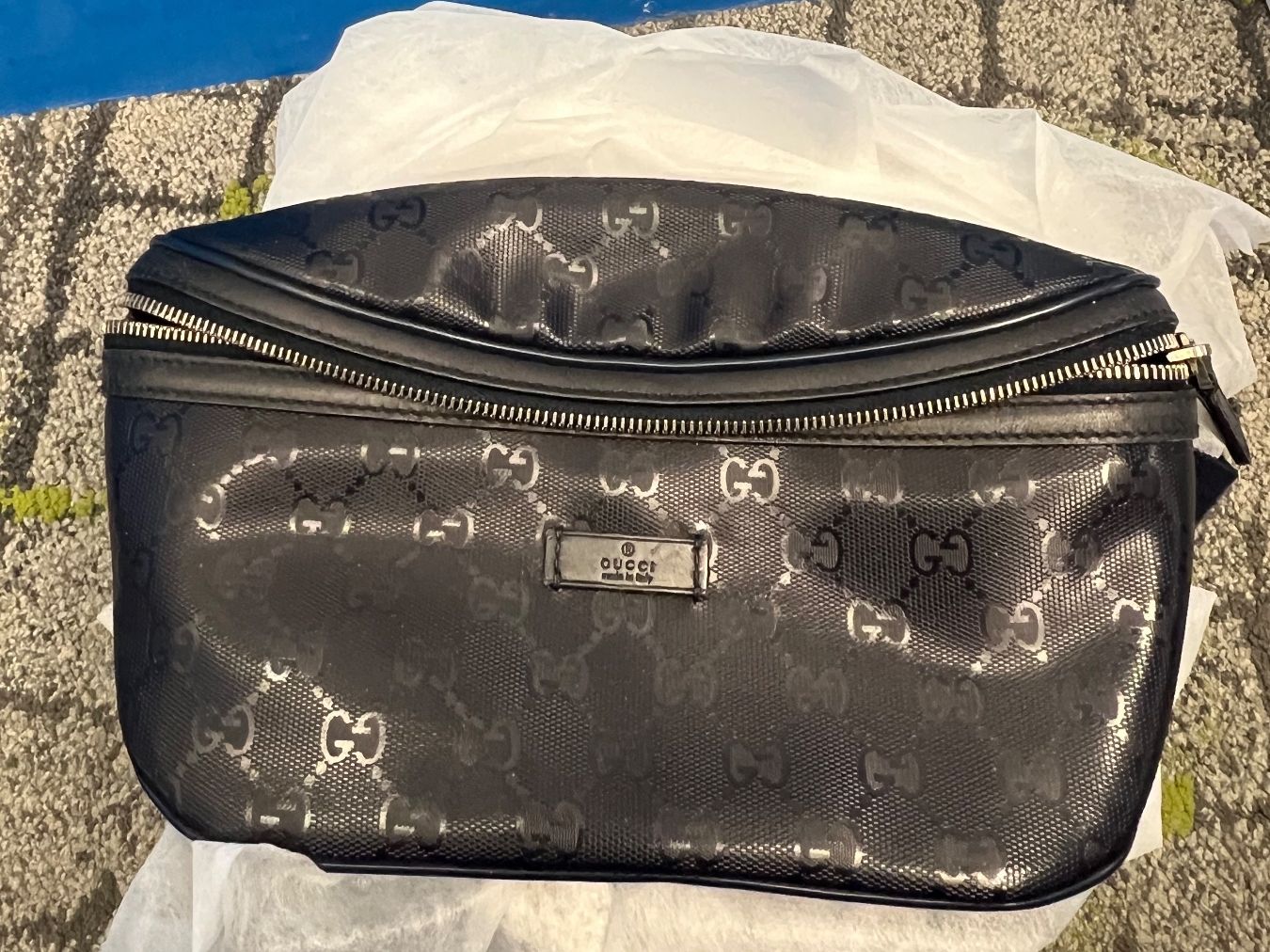 Gucci Borse: Gucci Belt Bag oder Bumbag - Blue Monogram / TOP – Usato da Derendingen venduto da MDPshopandmore 2
