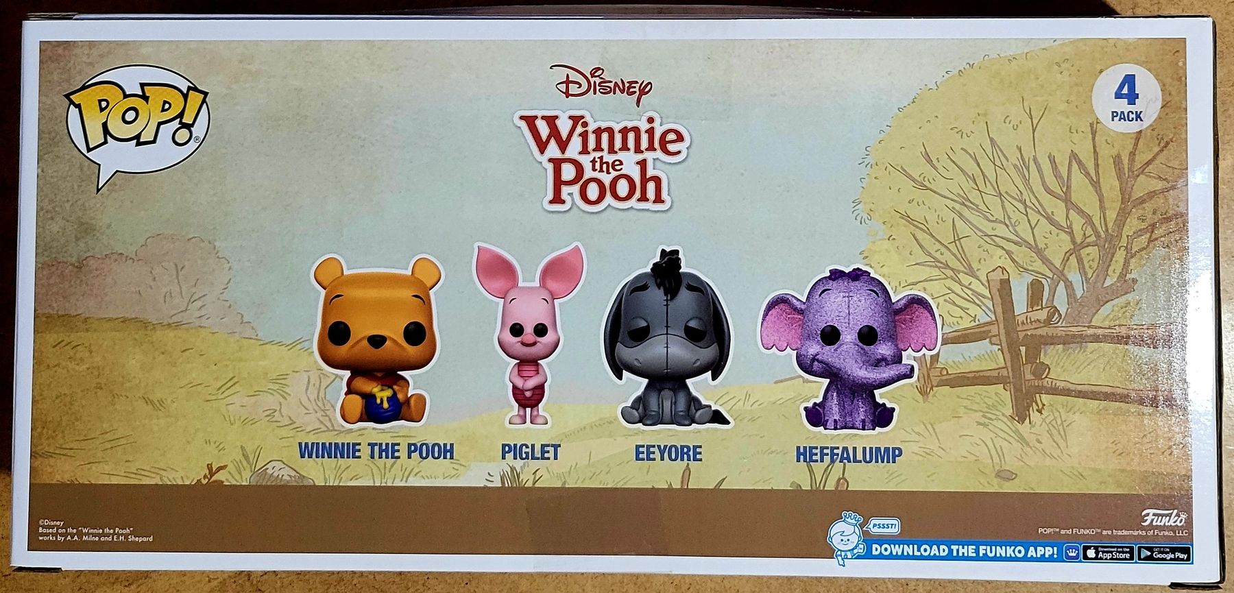 Funko Figuren: Funko Pop Disney   Winnie The Pooh  4pack – Neu und originalverpackt aus Montet (Glâne) von KOADA 1