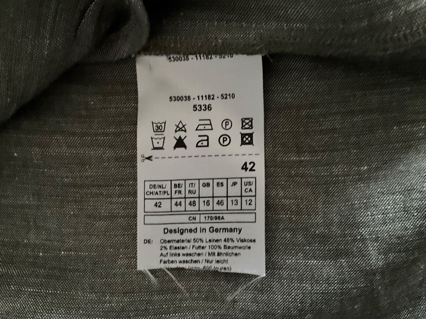 Taifun Giacche: LEINEN BLAZER TAIFUN Gr. 42 – Nuovo (secondo la descrizione) da Muri b. Bern venduto da SmuriS 4