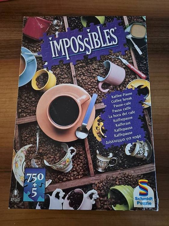 Puzzle: Impossibles Puzzle 750 + 5 Teile Kaffee-Pause Schmidt Puzzle – Usato da Attikon venduto da Ataw