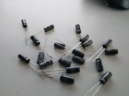 Elektrolyt Kondensator 0.47uF 50V 5Stk