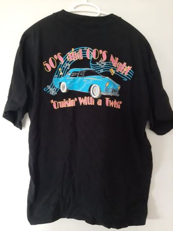 Royal Caribbean 50's and 60's night t-shirt - XL - Vintage