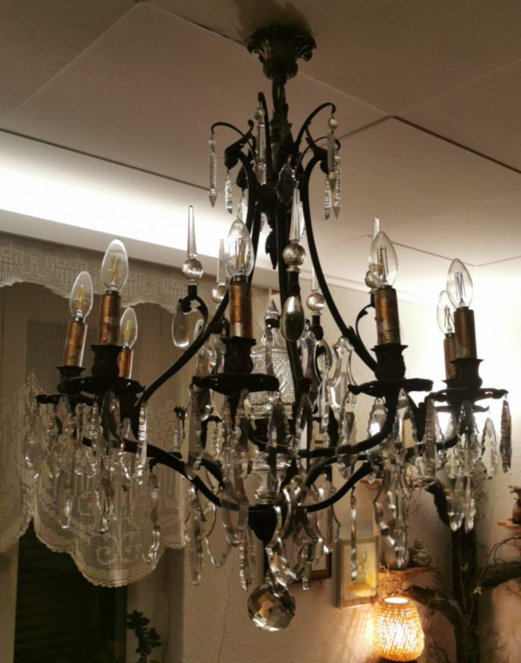 Lampadari & plafoniere: Kristall-Lüster, antik – Usato da Wettingen venduto da Biitel 1