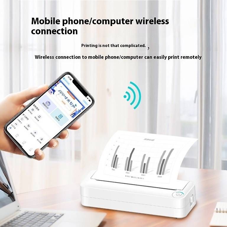 Imprimantes: A4 Printer Bluetooth Connection Ink-free Portable – Neuf avec emballage d'origine à Laufen par Looc_ 2