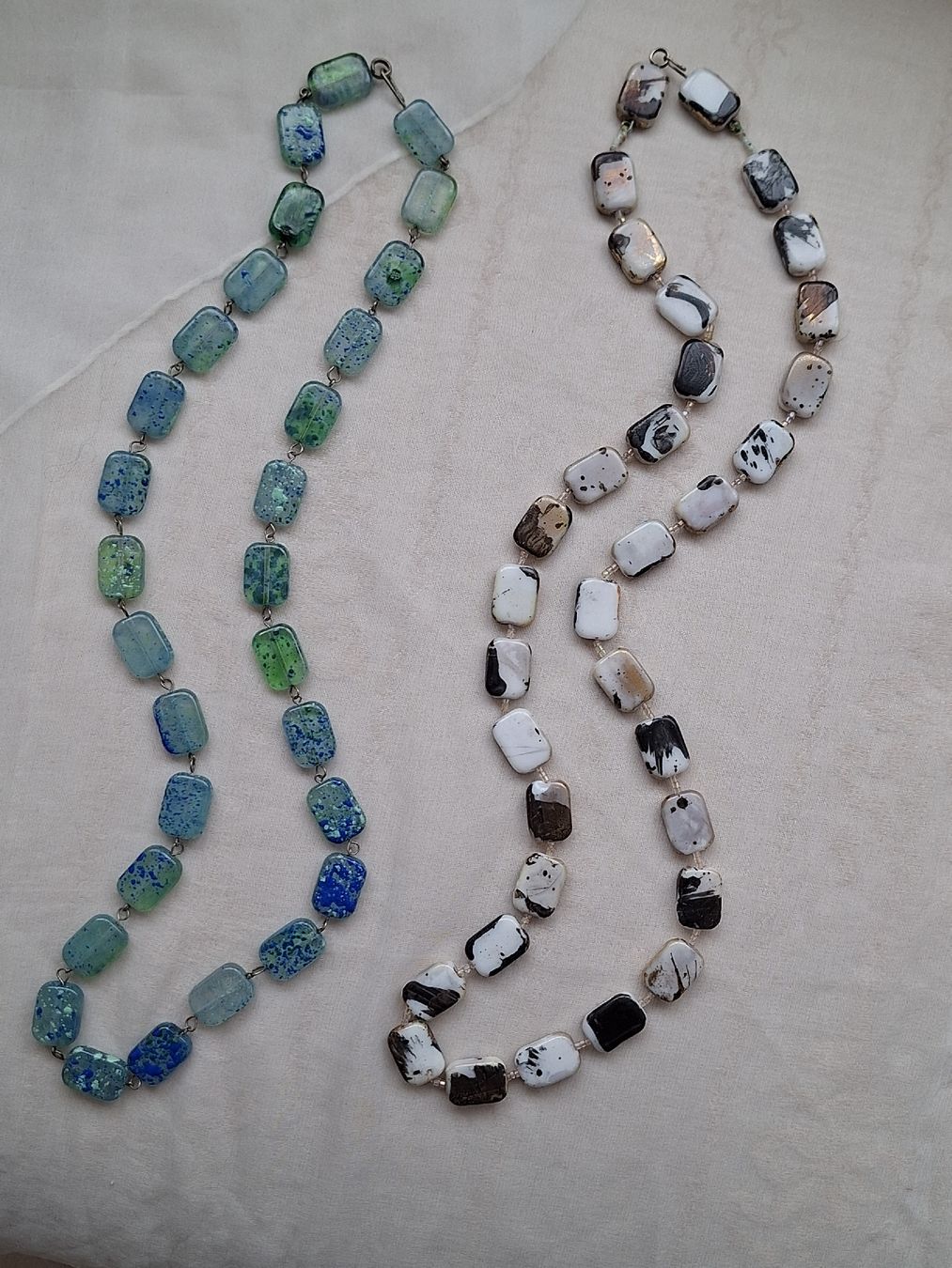 Catenine: Designer Glasketten aus den 70igern. Handmade – Usato da Rheinfelden venduto da Cleopatra2000
