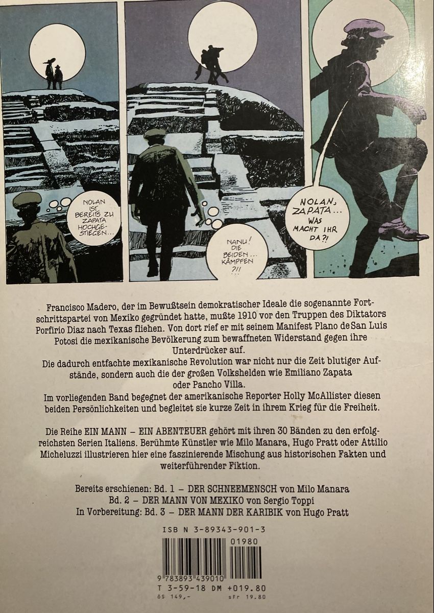 Fumetti: Sergio Toppi: DER MANN VON MEXIKO - Comic – Usato da Hunzenschwil venduto da nixnevis 1