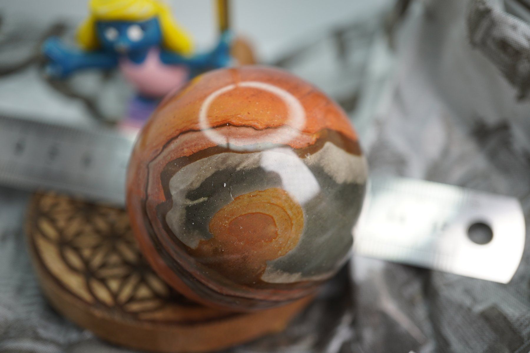 Minerali & Pietre curative: Polychrom Jasper  Kugel 50mm  Räumung Topstone  ab  10.- – Nuovo e nell'imballaggio originale da Eschenbach SG venduto da topstone 3