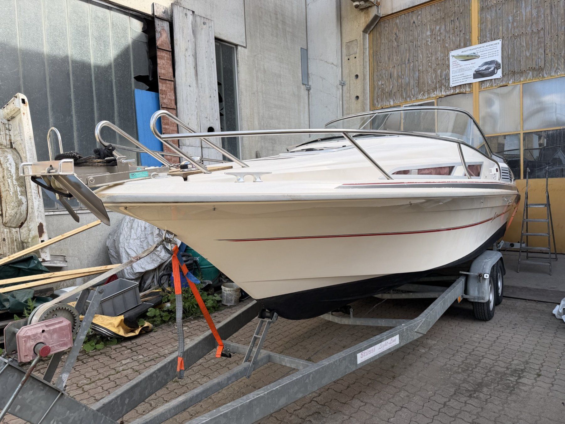 Draco Barche: DRACO 2500 CRYSTAL HAFENPLATZ – Usato da Avenches venduto da BOOTTRANSPORTE 1
