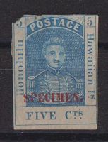 HAWAI: 5 Cts SPECIMEN (*) - Mangel