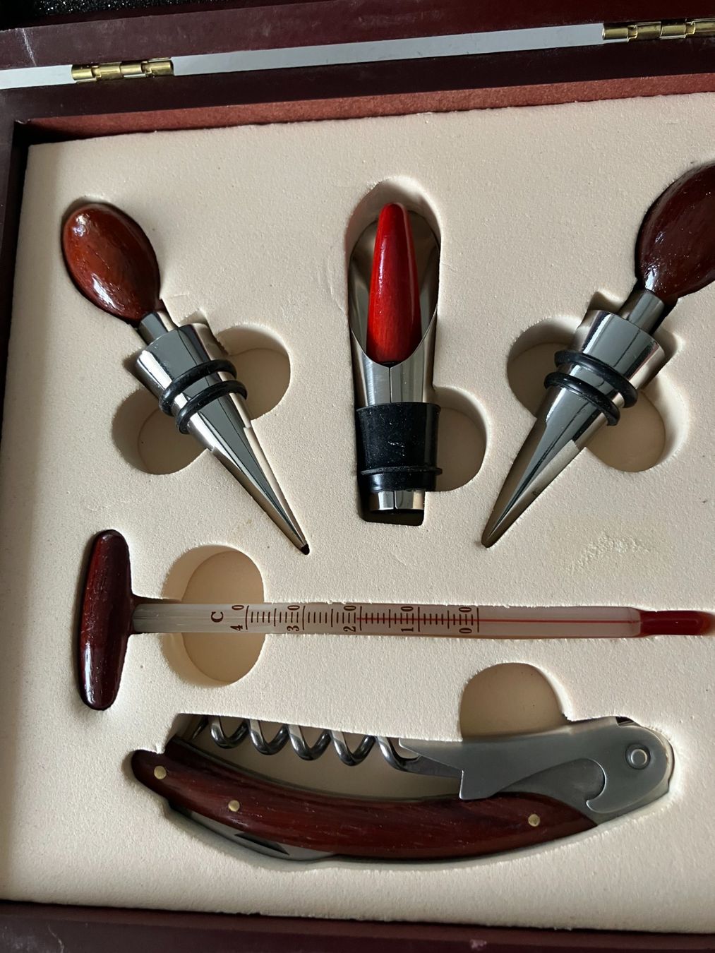 Apribottiglie & Tappi per chiusura: Sommelier-Geschenkset neu – Nuovo e nell'imballaggio originale da Aadorf venduto da heiluz15 2