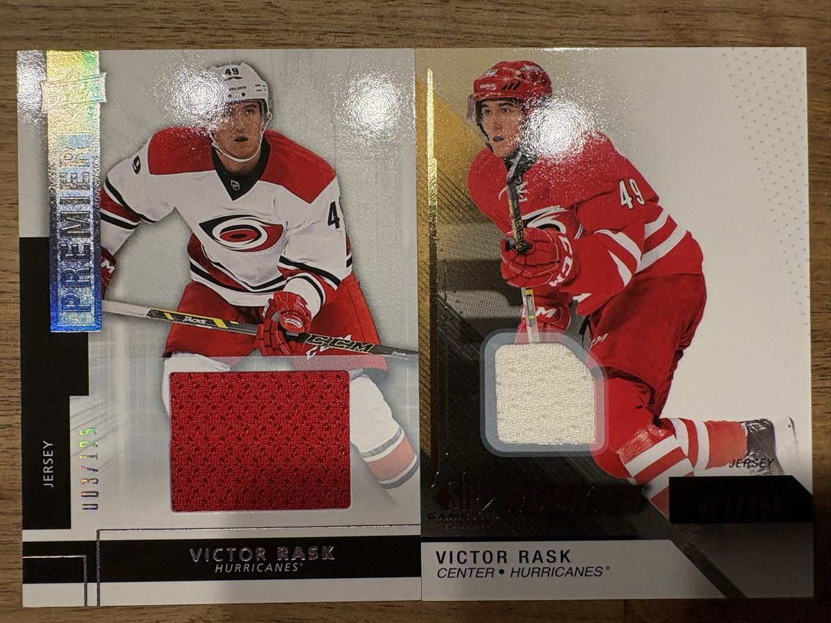 NHL Carte collezionabili: 2 x Game Jersey Card Victor Rask – Nuovo (secondo la descrizione) da Uttigen venduto da Brainbug