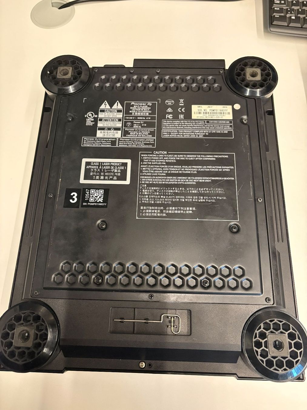 Pioneer Lettore multimediale & Streamer: Pioneer CDJ-2000 NXS2 im Case – Usato da Weinfelden venduto da X7G 5