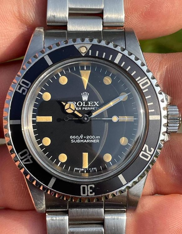 Vintage Rolex Rolex Comex 729 Rolex 5513 Pre-Comex Dial Full