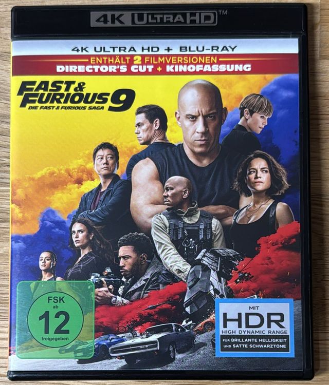 FAST FURIOUS 9 BLU-RAY-ULTRA HD 4K (Gebraucht) in Zürich für CHF 25 ...