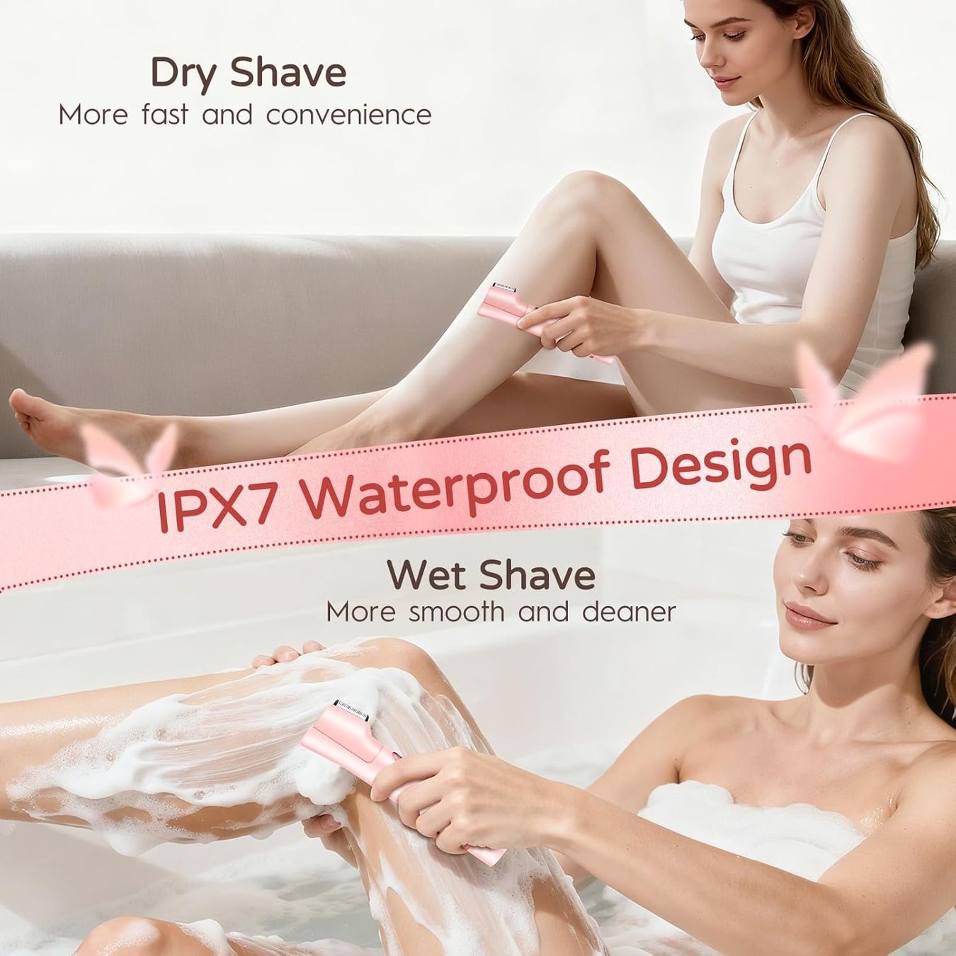 Rasoi & Lamette da barba: Damenrasierer elektrisch 2in1 Bikini Trimmer – Nuovo e nell'imballaggio originale da Suhr venduto da SchnapperCH 6