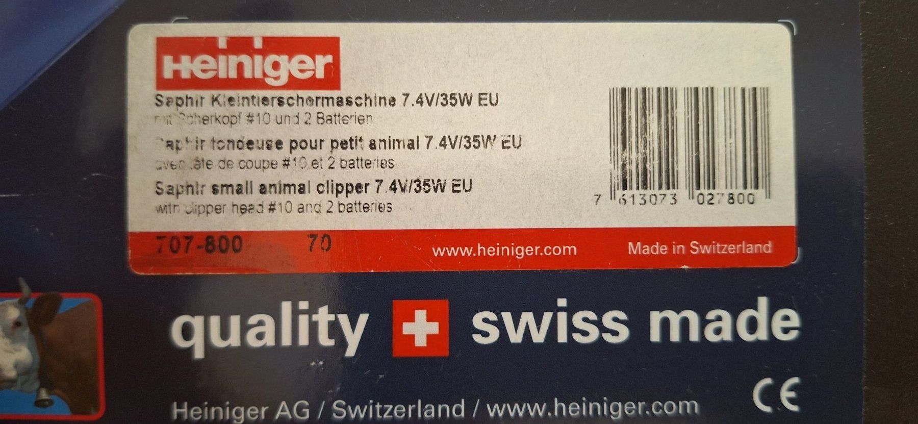 Pflegeprodukte & Putzartikel: Heiniger Schermaschine Saphir – Gebraucht aus Kölliken von LauraLeo13 5