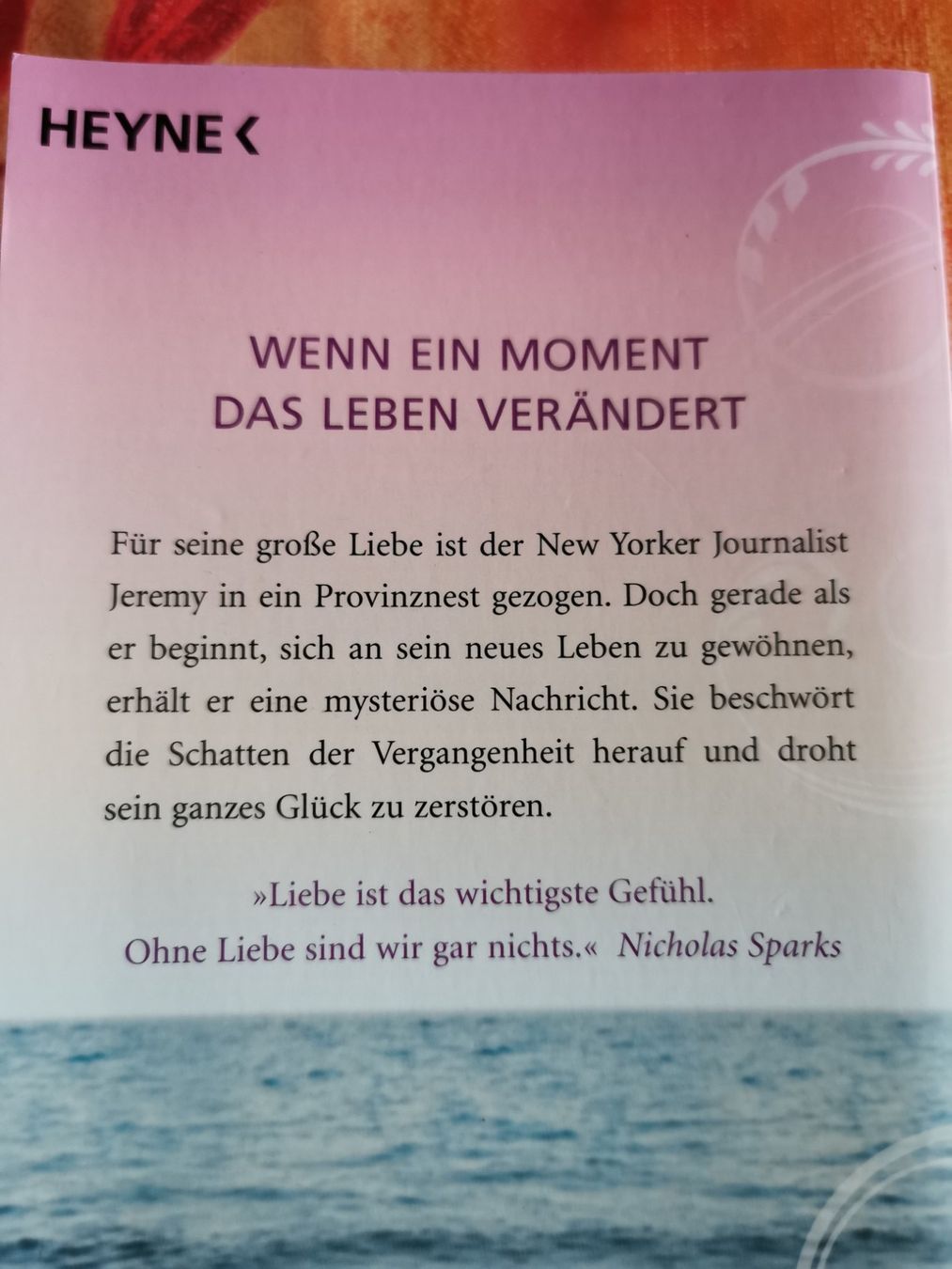 Libri: Nicholas Sparks, Das Wunder des Augenblicks – Usato da Kölliken venduto da mar5742 1