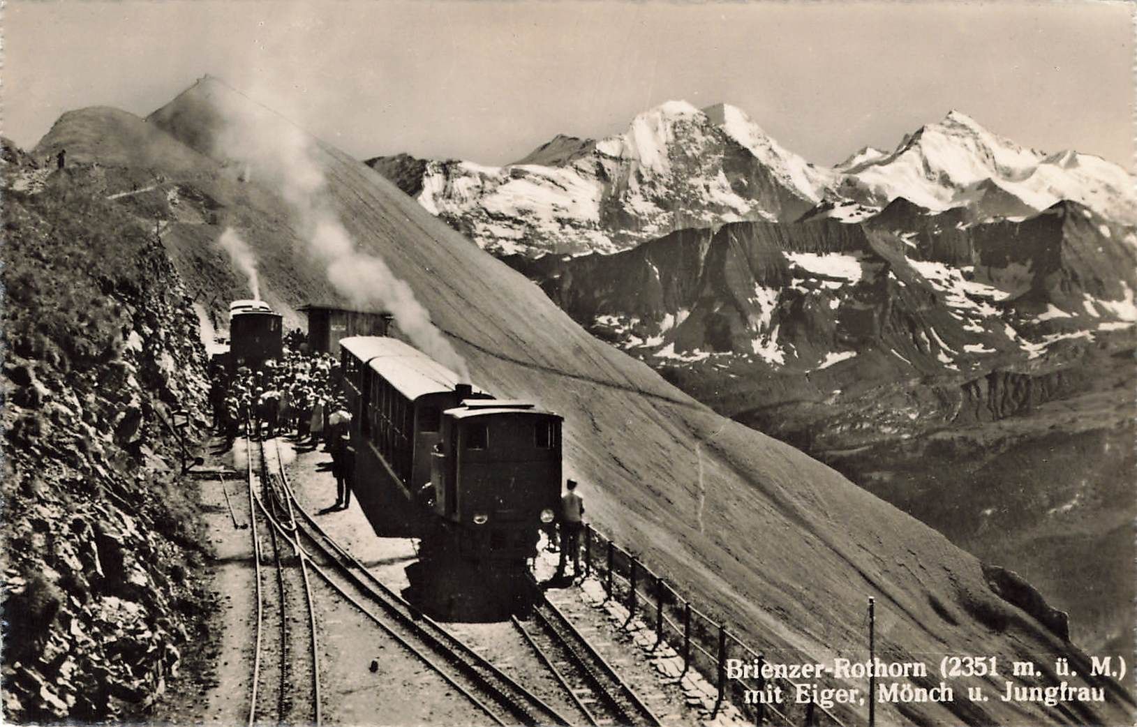 Cartoline postali: Brienzer rothorn Jungfrau Bahn – Usato da Biasca venduto da Blenio71