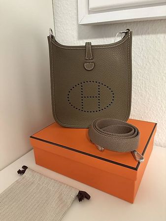 Hermes Eveline Amazone 16 Etoupe Palladium