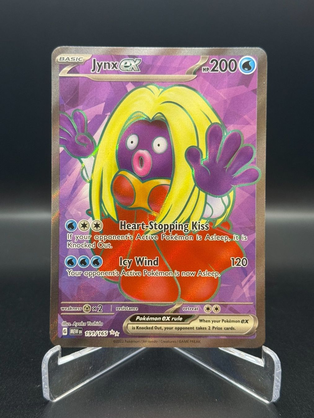 Pokémon Sammelbilder & Trading cards: Jynx ex (MEW 191) – Gebraucht aus Birmensdorf ZH von SnorlaxMail