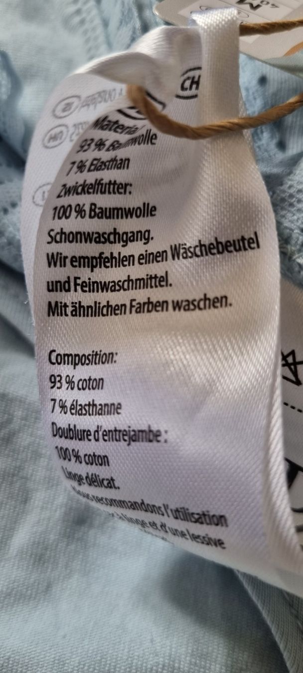 Sonstige Unterwäsche: Damen Slips hellblau Grösse M 2er Pack neu – Neu (gemäss Beschreibung) aus egliswil von Maggy6 2