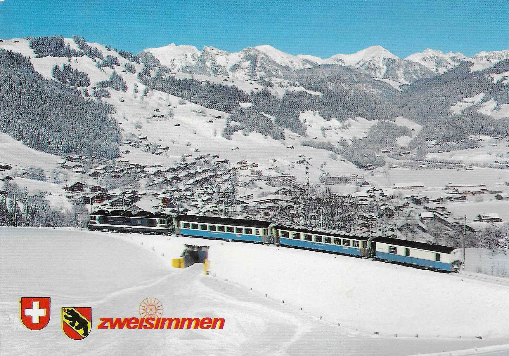 Cartoline postali: Zweisimmen – Usato da Rothrist venduto da Stranglehold