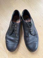 Herrenschuhe Leder schwarz Grösse 43 getragen, Marke Haghe
