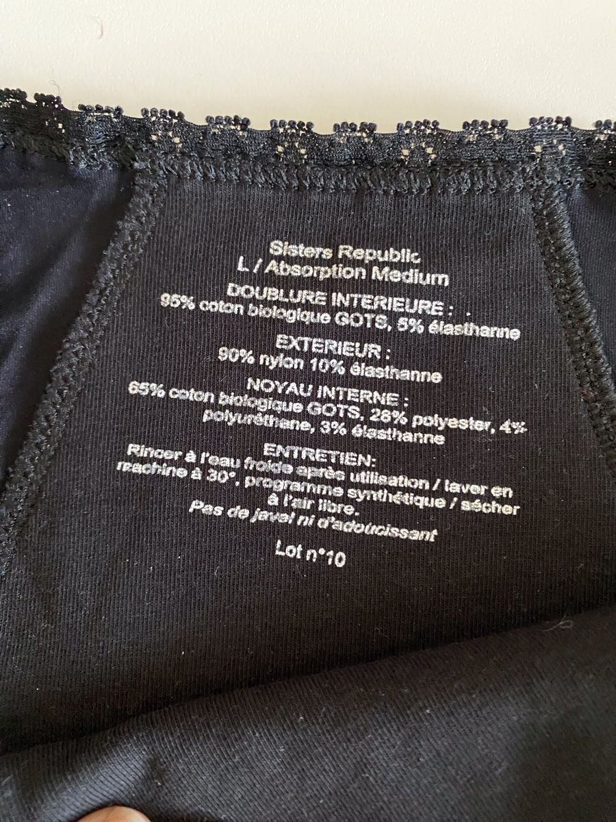 Altra biancheria intima: Culotte de règles sisters republic – Nuovo e nell'imballaggio originale da Le Noirmont venduto da Fanny_ 1