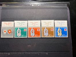 1957 Pro Patria / Znr: 81 - 85 / Postfrisch ** mit Tabs