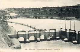 Villeneuve  VD -  Grand Bassin Réservoir d'Electricité  1913