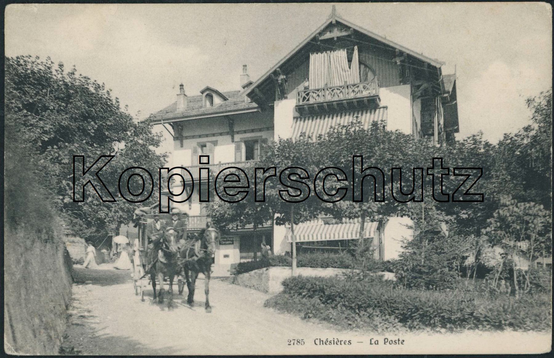 Ansichtskarten: VD Chésières - Post - Postkutsche - Ollon – Neu (gemäss Beschreibung) aus Schindellegi von leecollect