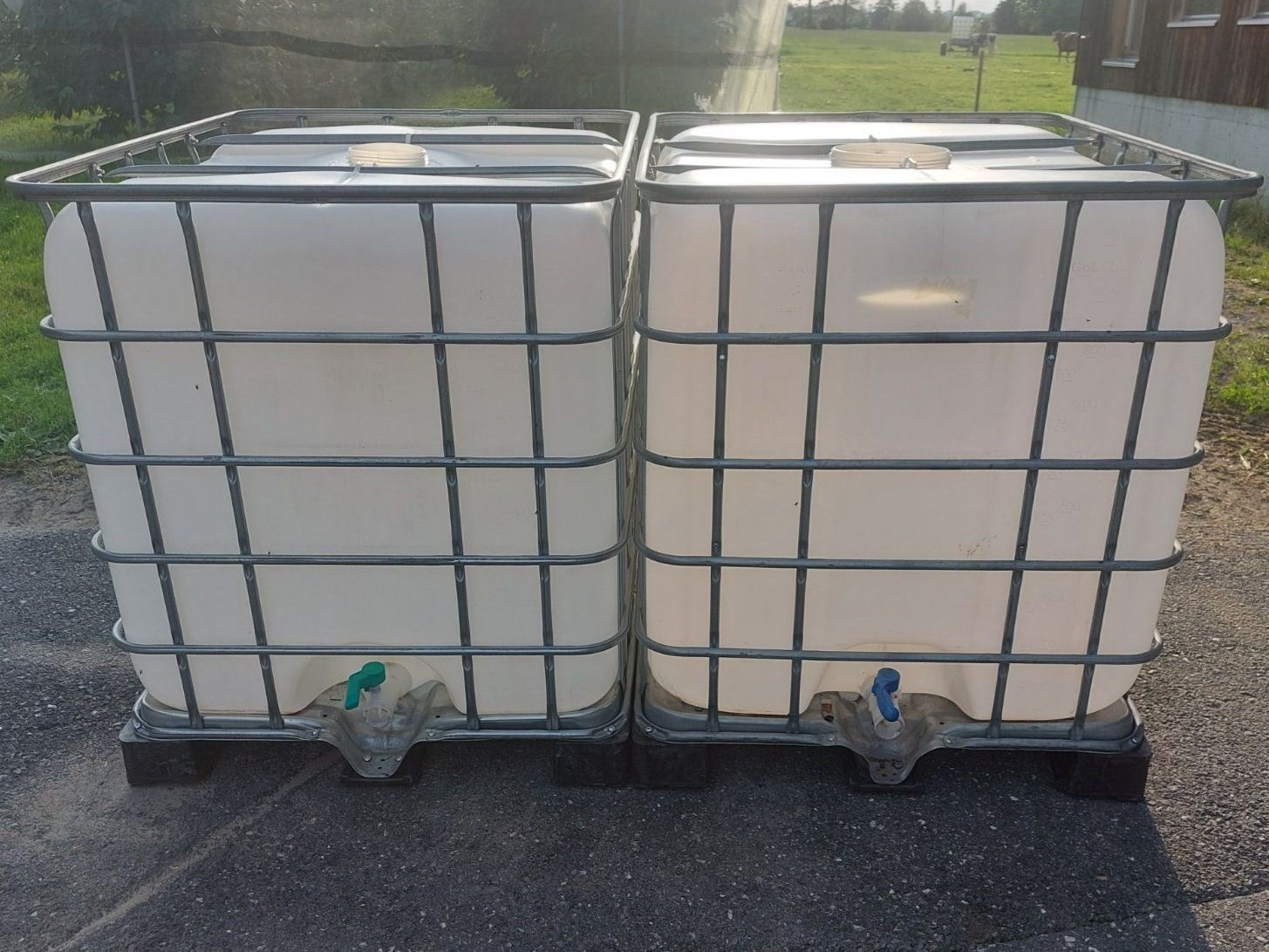 Abbeveratoi e trogoli: 1000 Liter Wassertank IBC – Usato da Siebnen venduto da Grosswis50