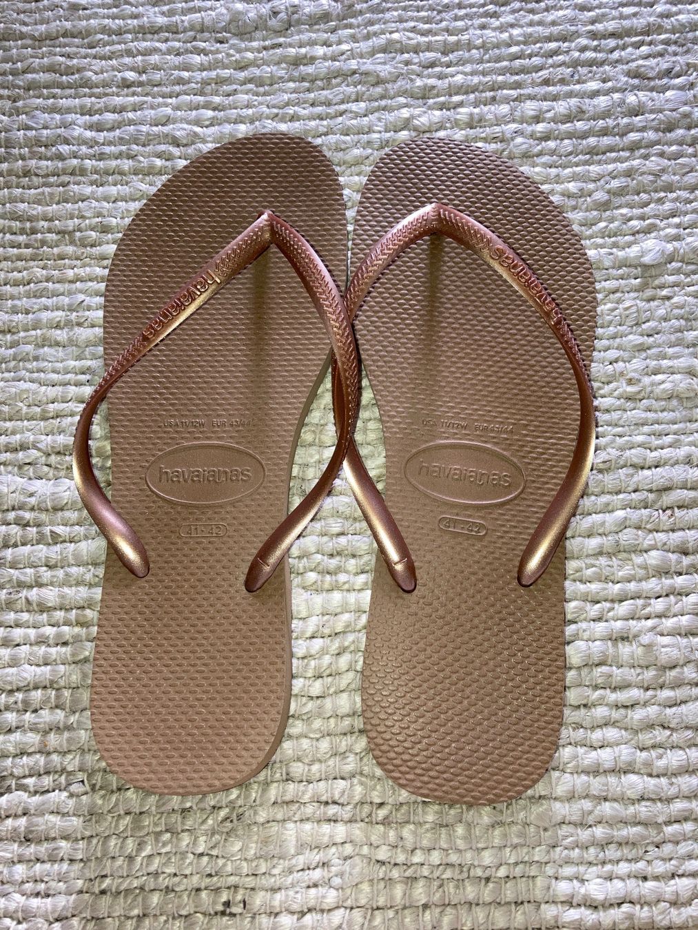 Havaianas Scarpe da donna: Havaianas Flipflops Roségold Gr. 41/42 – Nuovo (secondo la descrizione) da Winterthur venduto da rox_n5tg