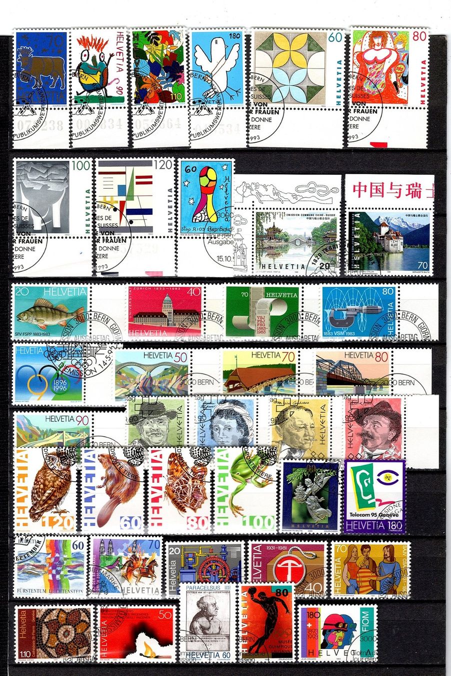 Tutti i francobolli: Sammlung Schweiz (805) – Usato da Burgdorf venduto da blinky01 2