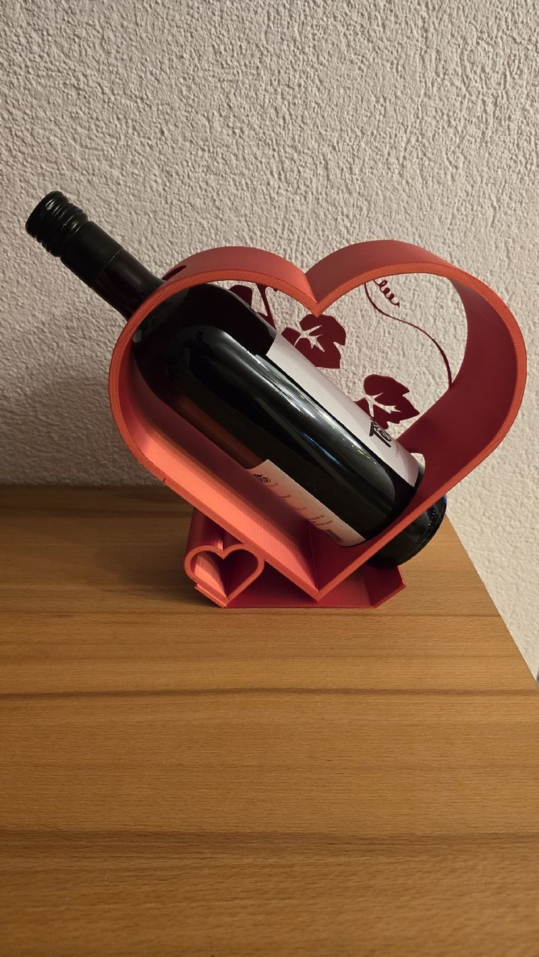 Portabottiglie: Weinständer Flaschenhalter Candyrot 3D neu Wein – Nuovo (secondo la descrizione) da Winznau venduto da johny_wayne 1