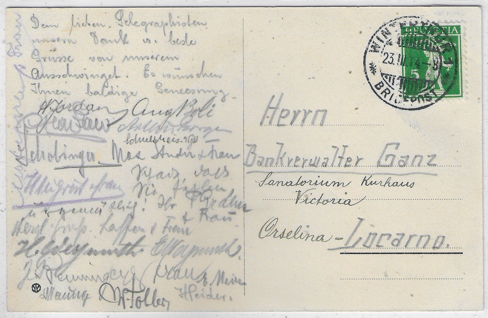 Cartoline postali: Männerturnverein Winterthur – Usato da Ettingen venduto da Kartenplanet 1