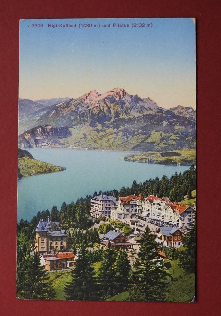 Ansichtskarten: RIGI-Kaltbad und Pilatus ! – Gebraucht aus Rain von 999-800-K
