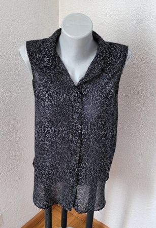 Chice Bluse Gr. 34 neuw. schwarz Tüpfli Business