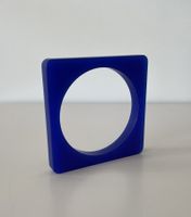 Armreifen Plexiglas königsblau deckend - gross - neu