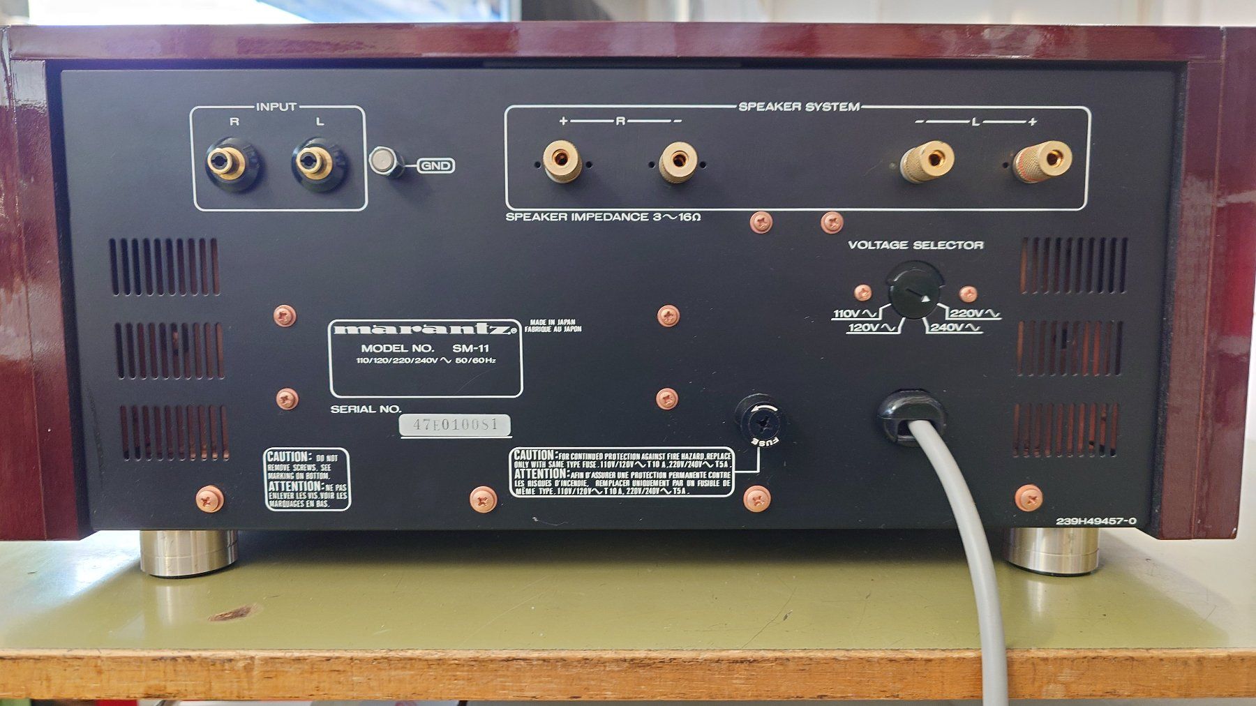Amplificateurs: Marantz Endstufe SM-11 – D'occasion à Oensingen par vision-and-sound 5